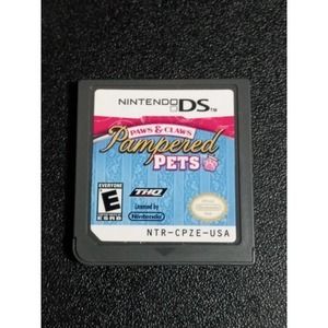 Paws & Claws Pampered Pets - Nintendo DS Authentic NDS cartridge only EXCELLENT
